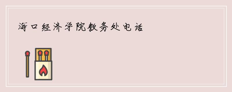 海口经济学院教务处电话