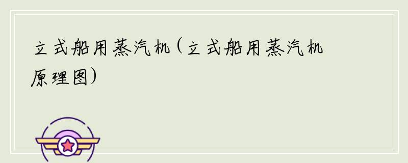 立式船用蒸汽机(立式船用蒸汽机原理图)