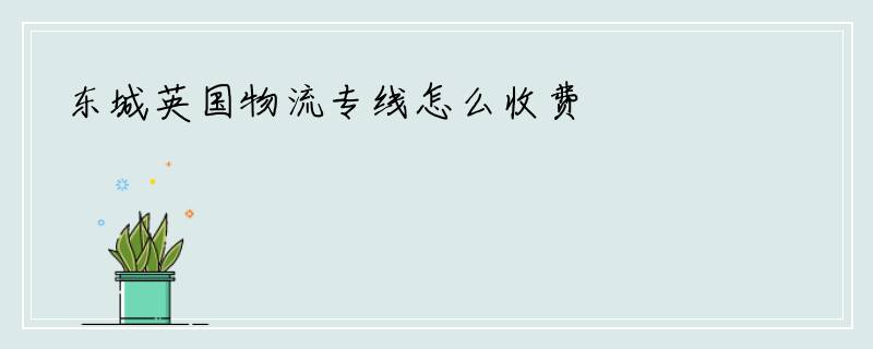 东城英国物流专线怎么收费