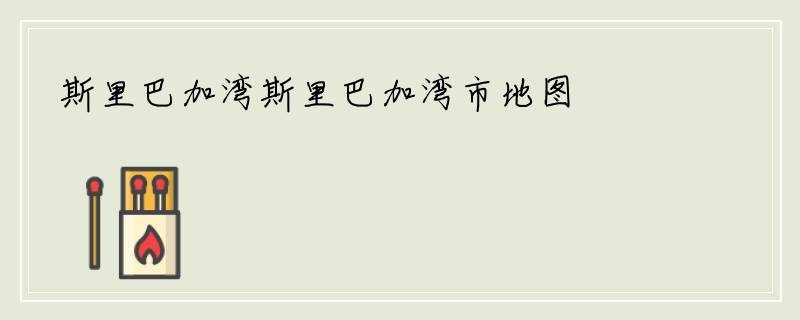 斯里巴加湾斯里巴加湾市地图
