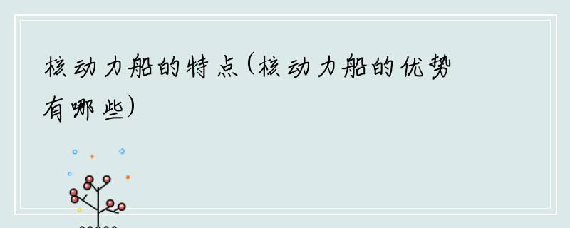 核动力船的特点(核动力船的优势有哪些)