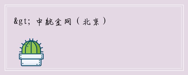 > 中航金网（北京）