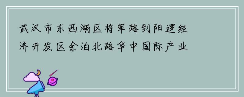 武汉市东西湖区将军路到阳逻经济开发区余泊北路华中国际产业园有多少公里路程？